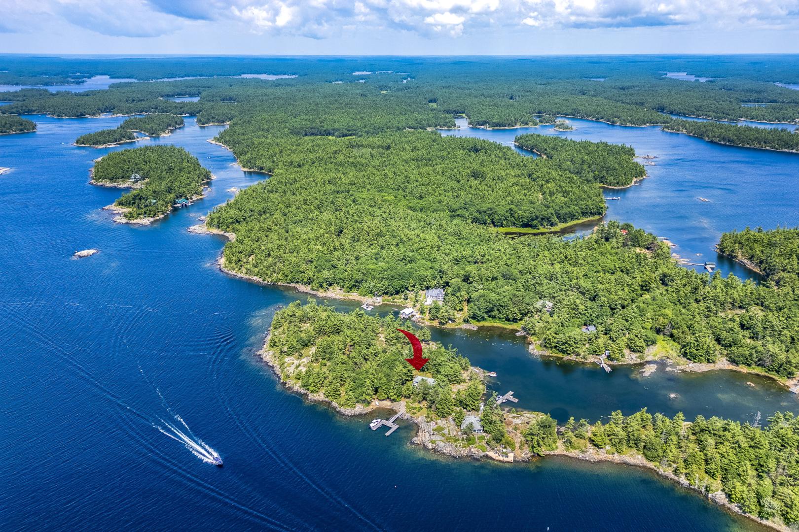 Ellen Pearce Isle – Private island in Georgian Bay, Ontario, Canada